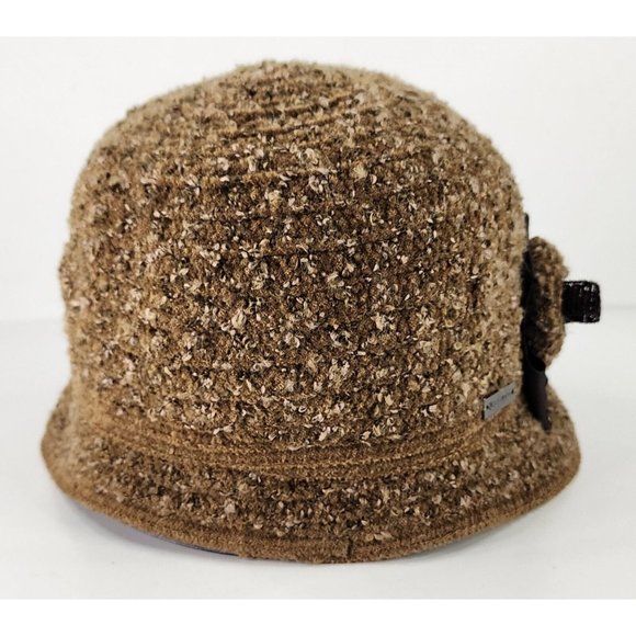 Betmar New York Bucket Hat Womens One Size Brown Bowler Derby Roll Grandma Core - Picture 6 of 13